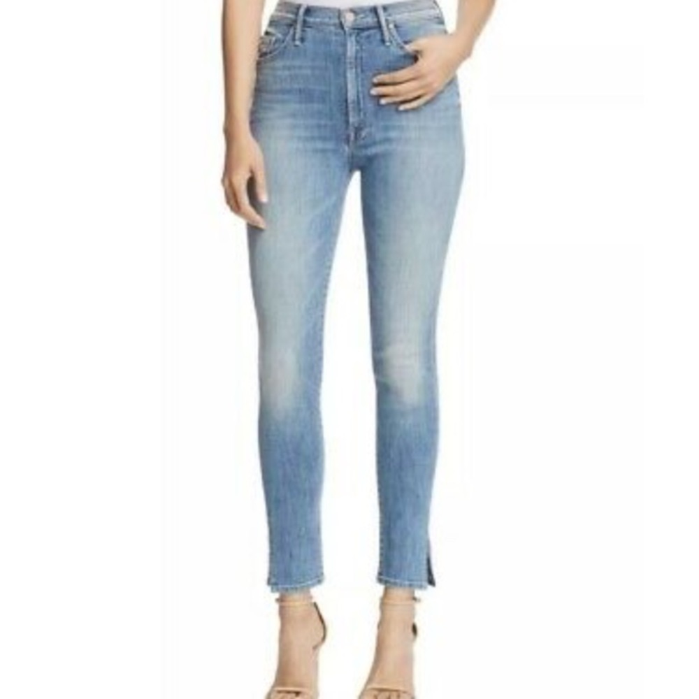 Mother denim the swooner ankle slice